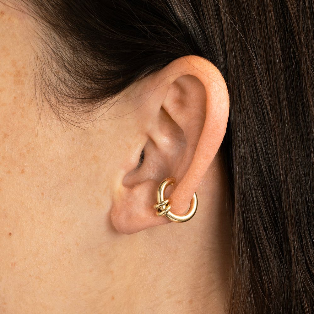 ★SPINELLI KILCOLLIN★関税込♪日本未入荷♪ミニ フープ ピアス ミニマイクロフープピアス（イエローゴールド）｜Spinelli