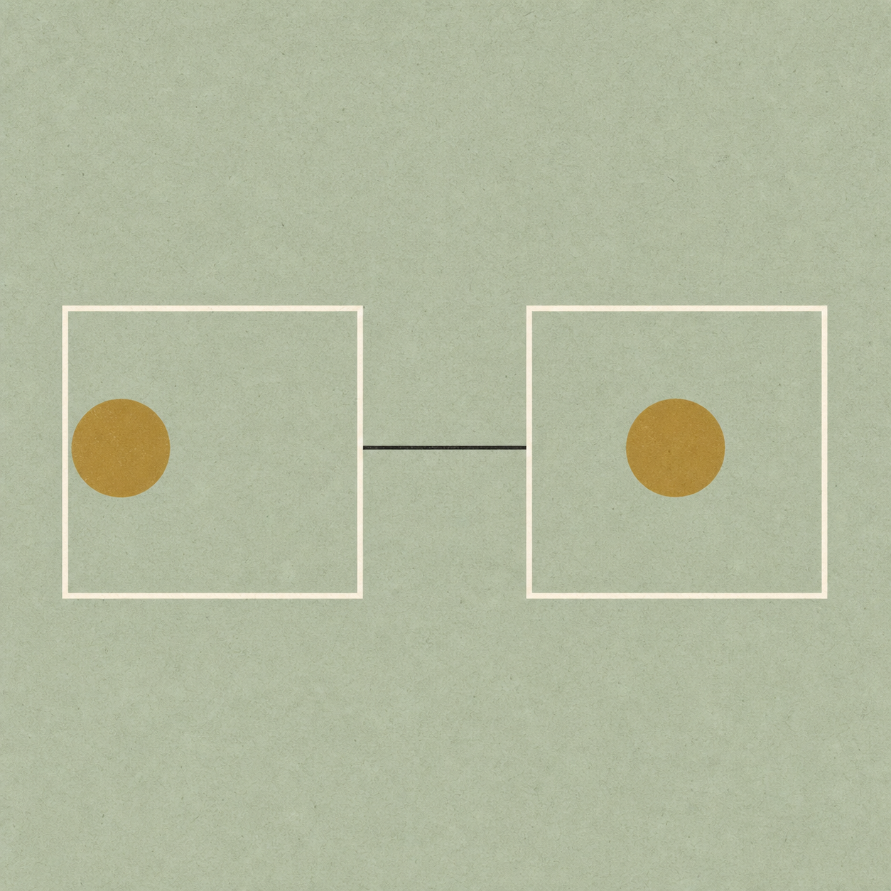 Two gold circles placed in separate home and vault shapes, representing gold storage choices.