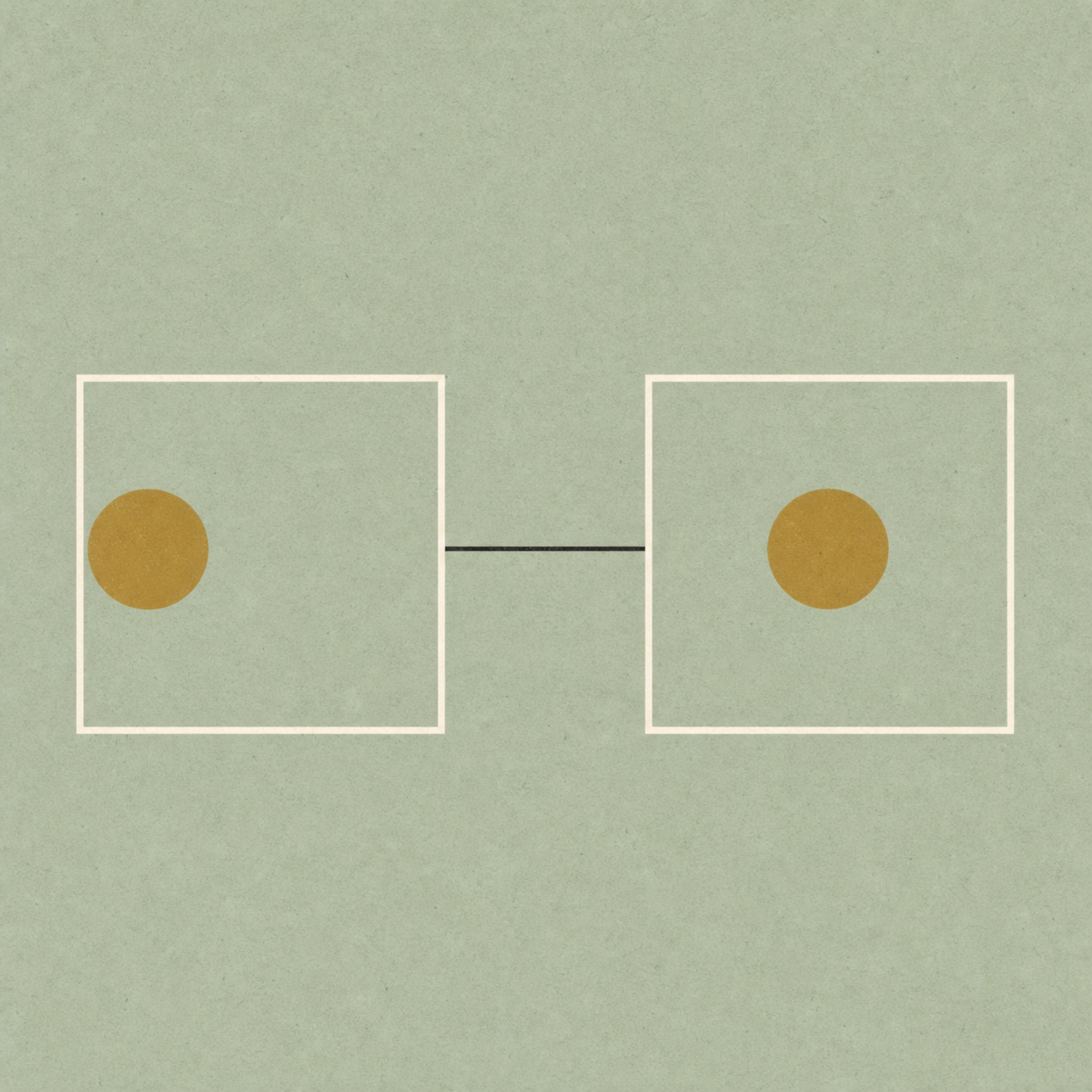 Two gold circles placed in separate home and vault shapes, representing gold storage choices.
