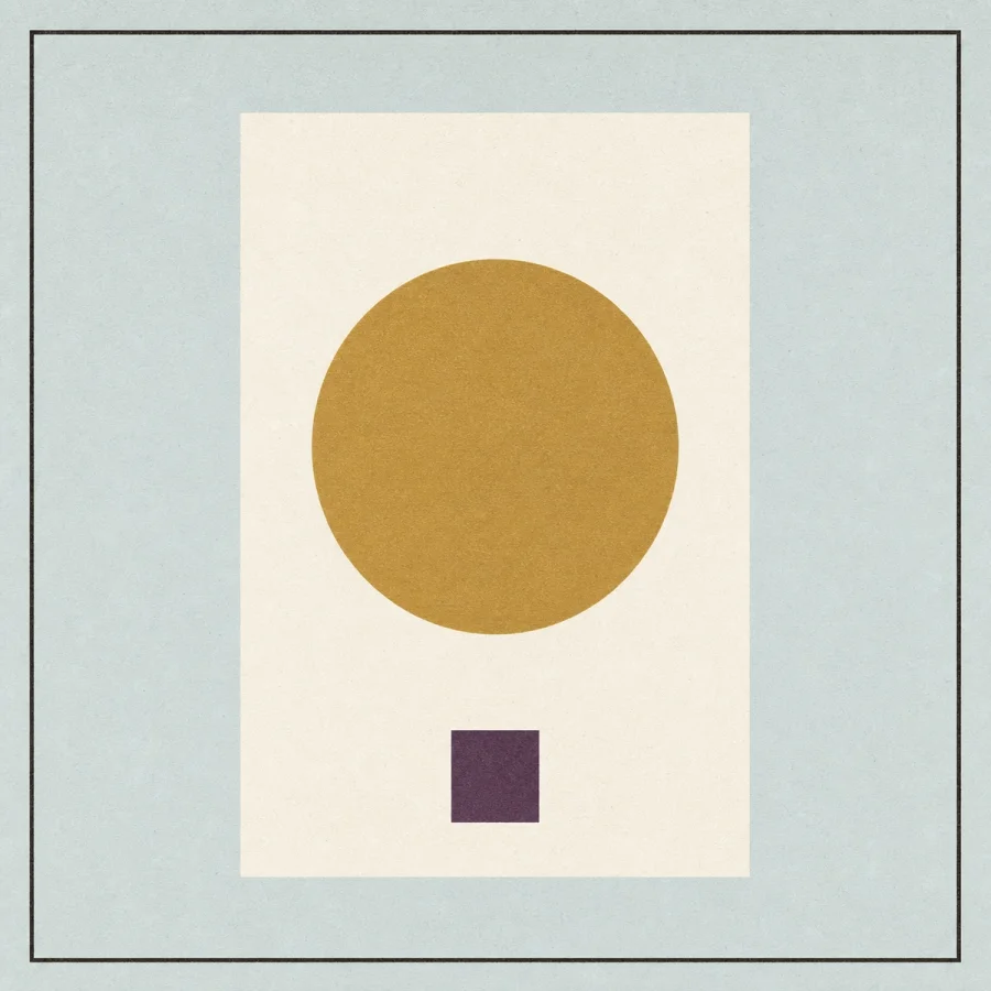 A gold circle inside a simple certification frame, representing certified and graded coins.