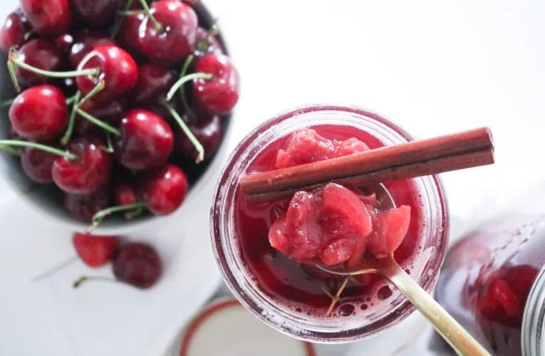 Quick-Pickled Sweet Cherries