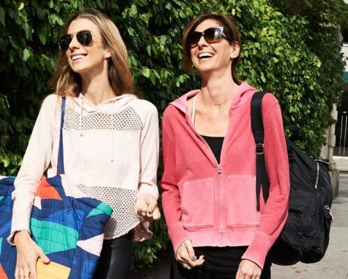 Zoe Sakoutis and Erica Huss Love Meditation and Fancy Cheese Plates