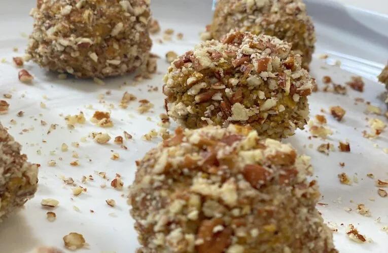 pumpkin spice latte protein balls