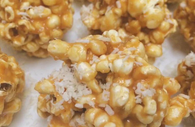 coconut popcorn balls|Coconut Popcorn Balls