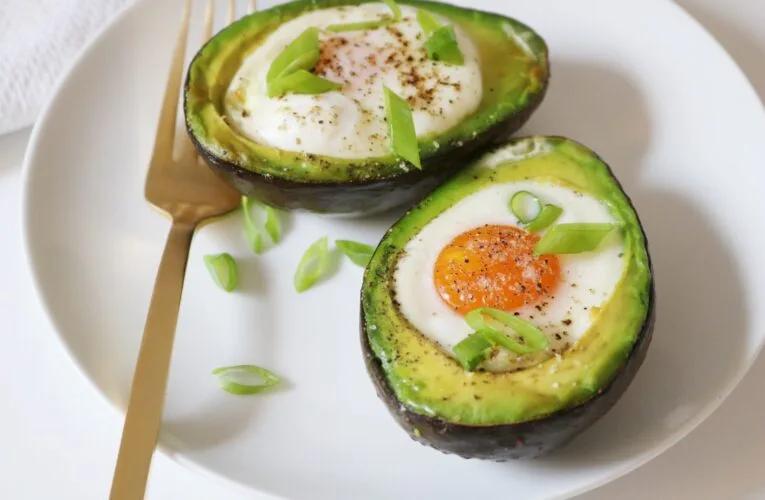Avocado Boat Egg Bake