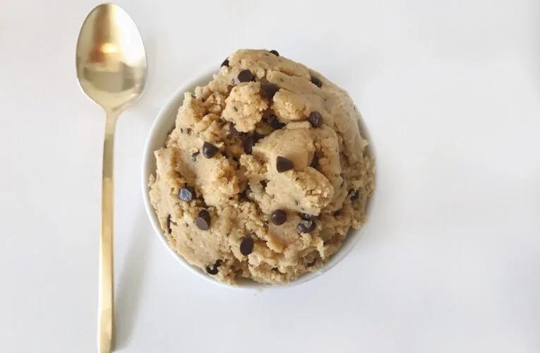 healthy protein raw cookie dough