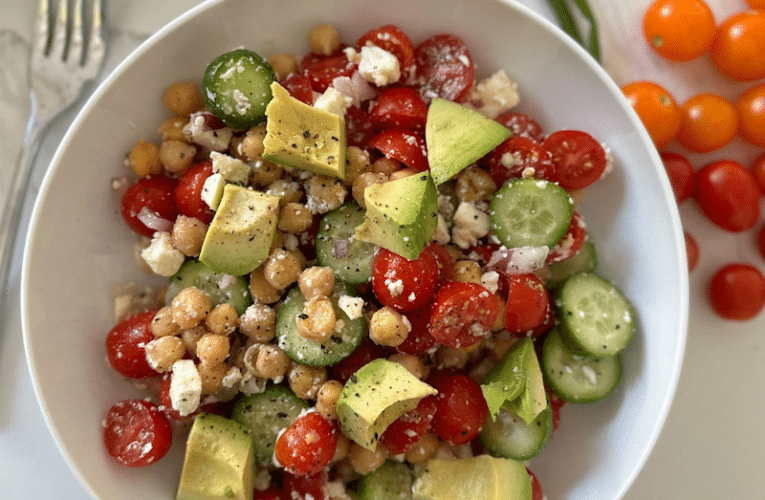 Greek Bean and Feta Summer Salad