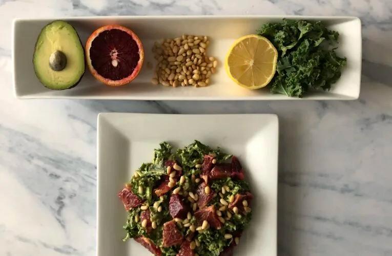 Kale, Avocado, and Blood Orange Salad