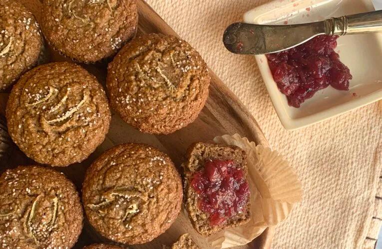 Gluten-Free Celery Chia Clove Muffins