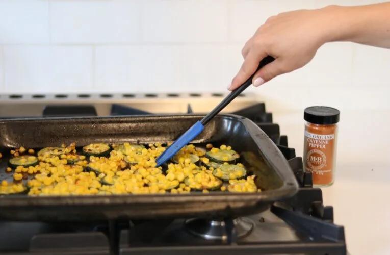 spicy roasted zucchini and corn