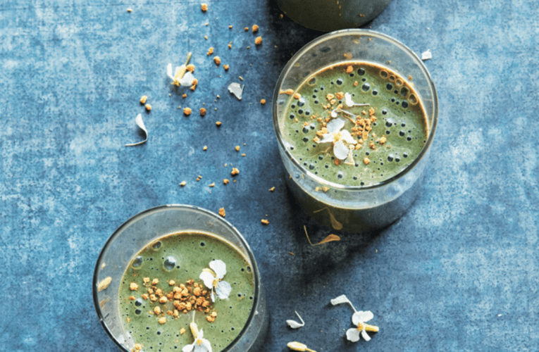 Chocolate, Banana, Almond Butter Smoothie