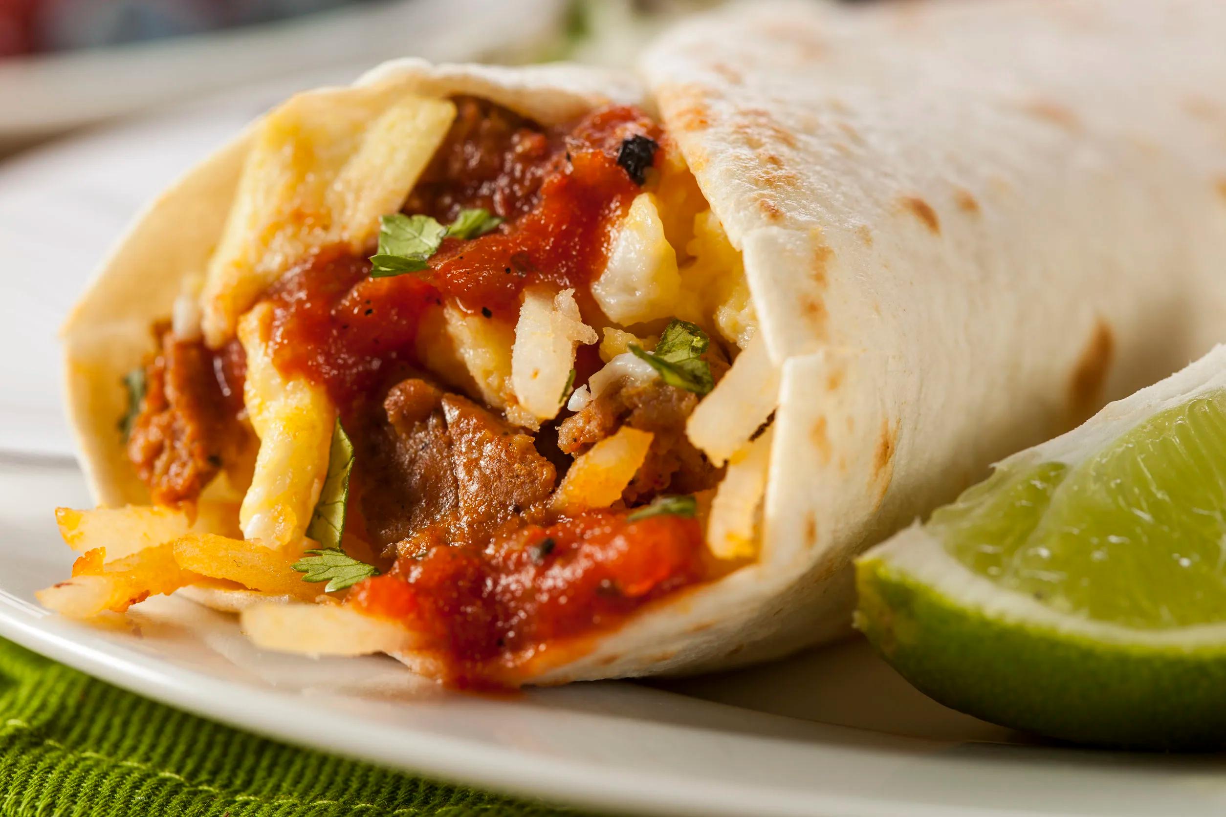healthy breakfast burrito recipe