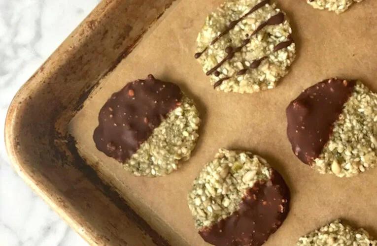 Super Seedy Freezer Cookies