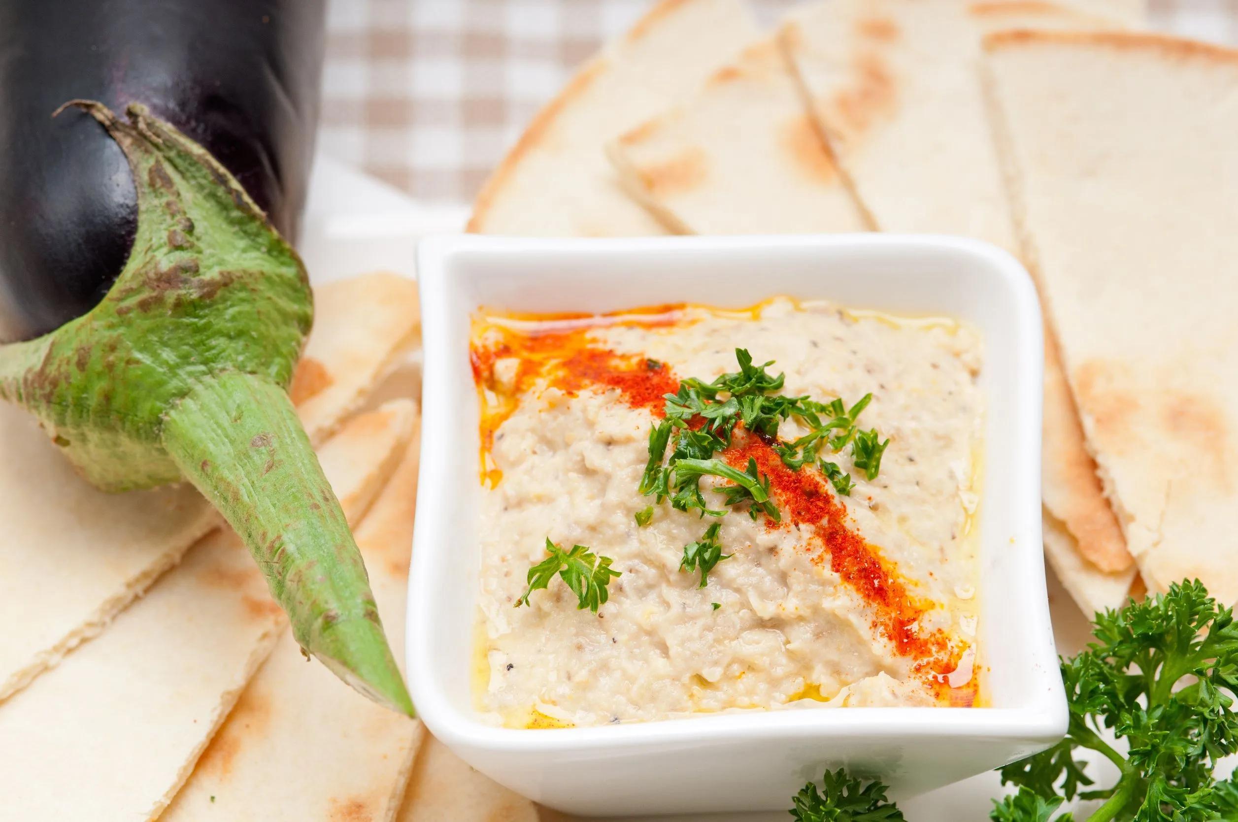 eggplant-hummus