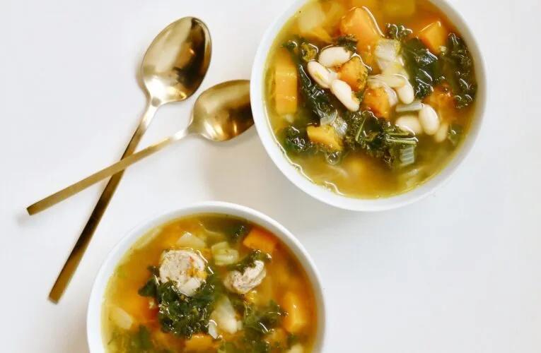 kale white bean chorizo soup