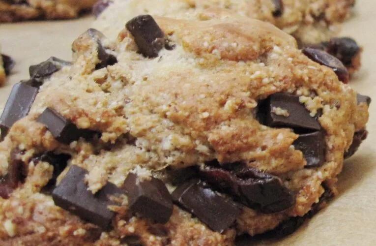 Chocolate Cherry Buttermilk Scones