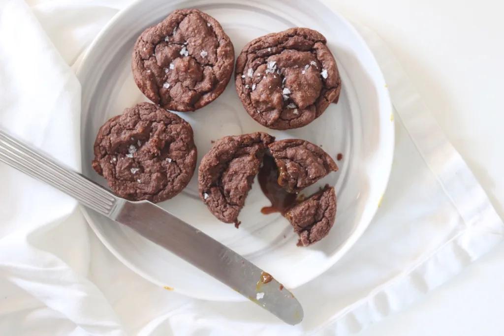 Vegan Chocolate Gingerbread Protein Muffins