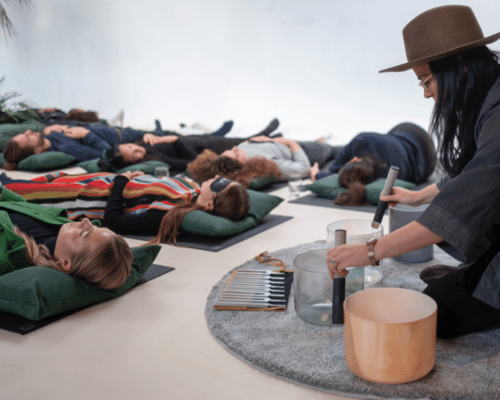 Sara Auster’s 20-Minute Sound Bath You Can Do Anywhere