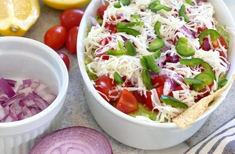 healthy 7 layer dip recipe|