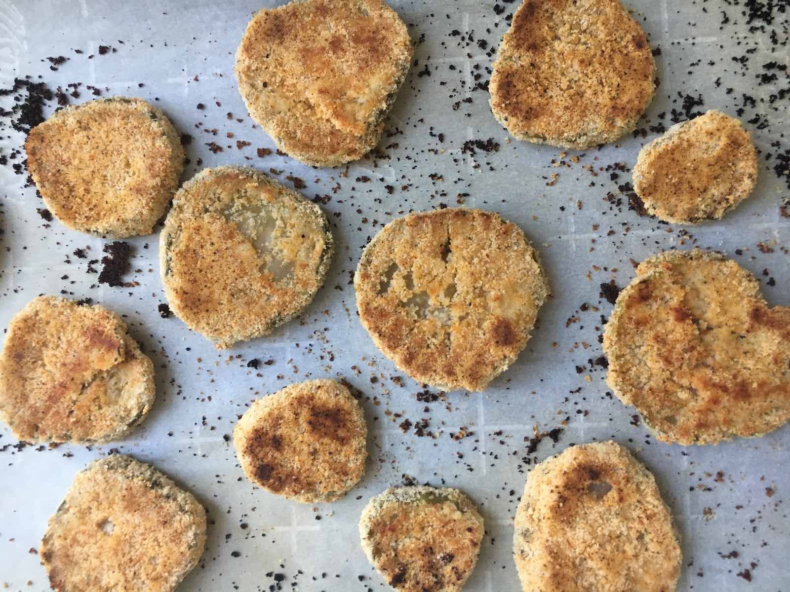 healthier fried pickles recipe