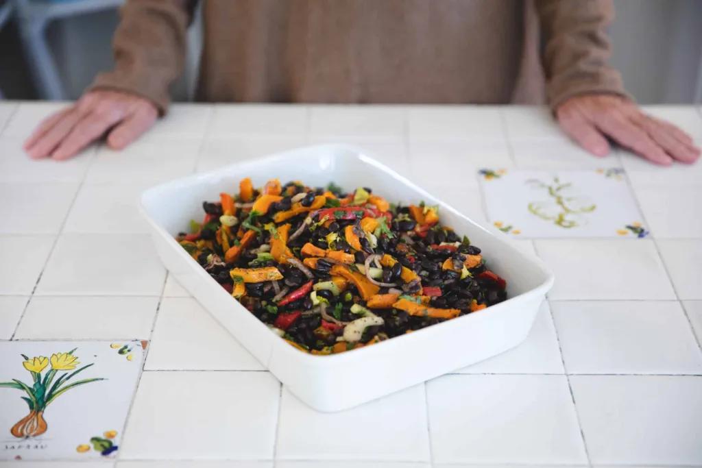 Squash & Black Bean Salad