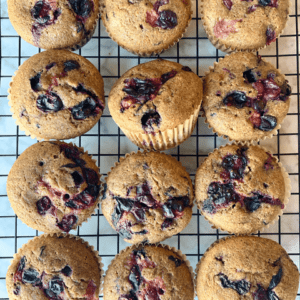 Blueberry Buckwheat Muffins