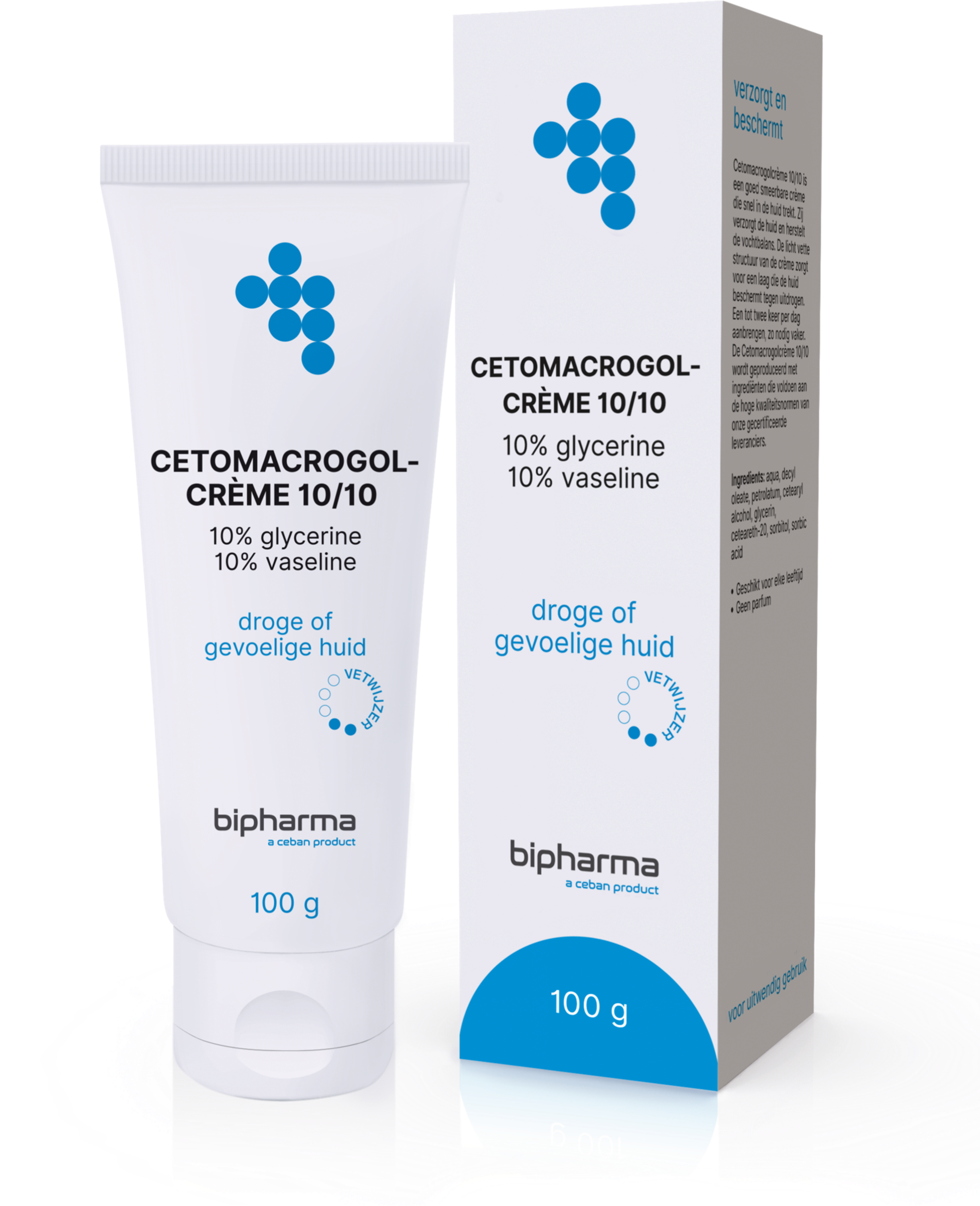 Cetomacrogol Cr/glyce/vaseline 80/10/10 Lmt Bip