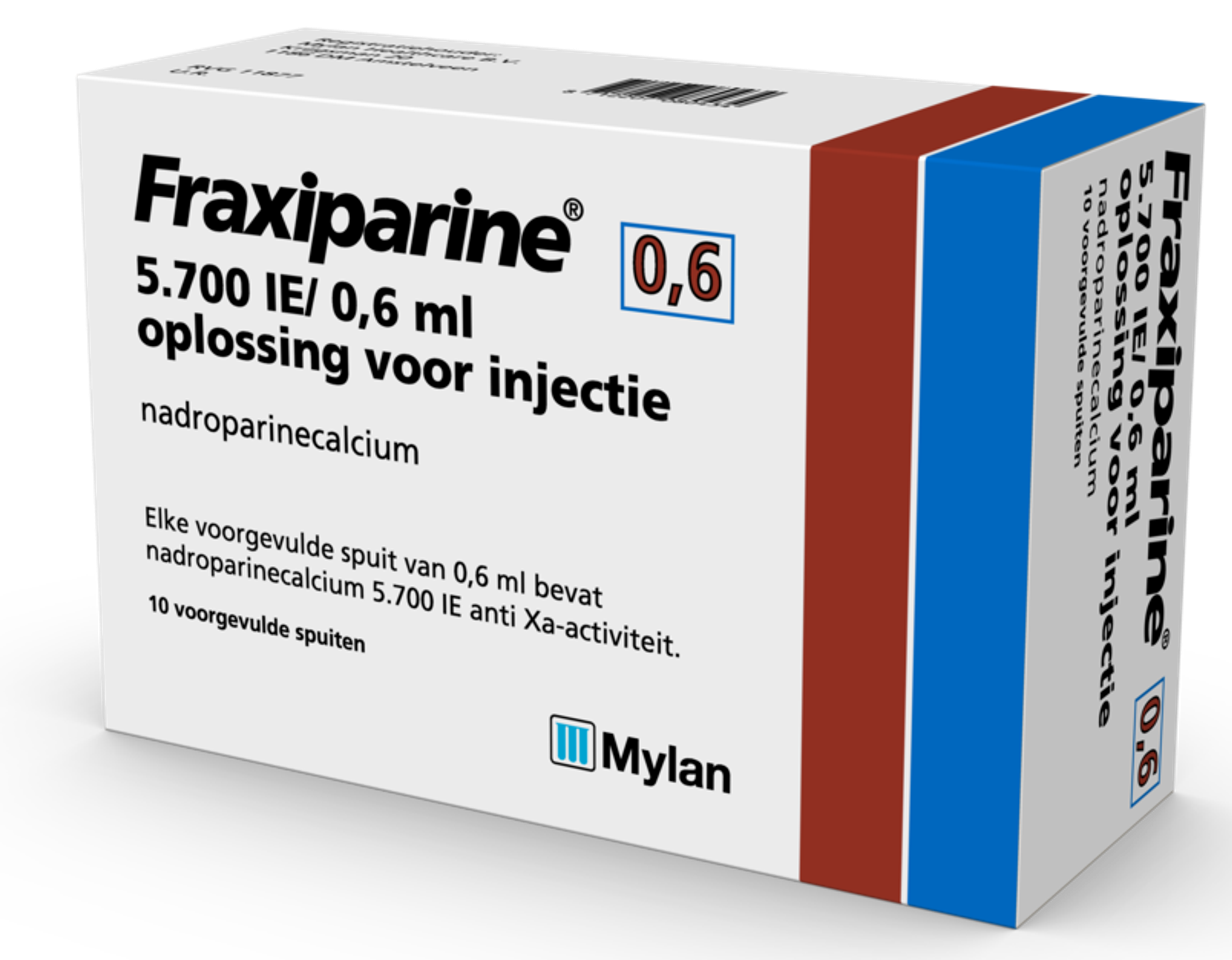 Fraxiparine Injvlst 5700ie/0,6ml (9500ie/ml) Wwsp