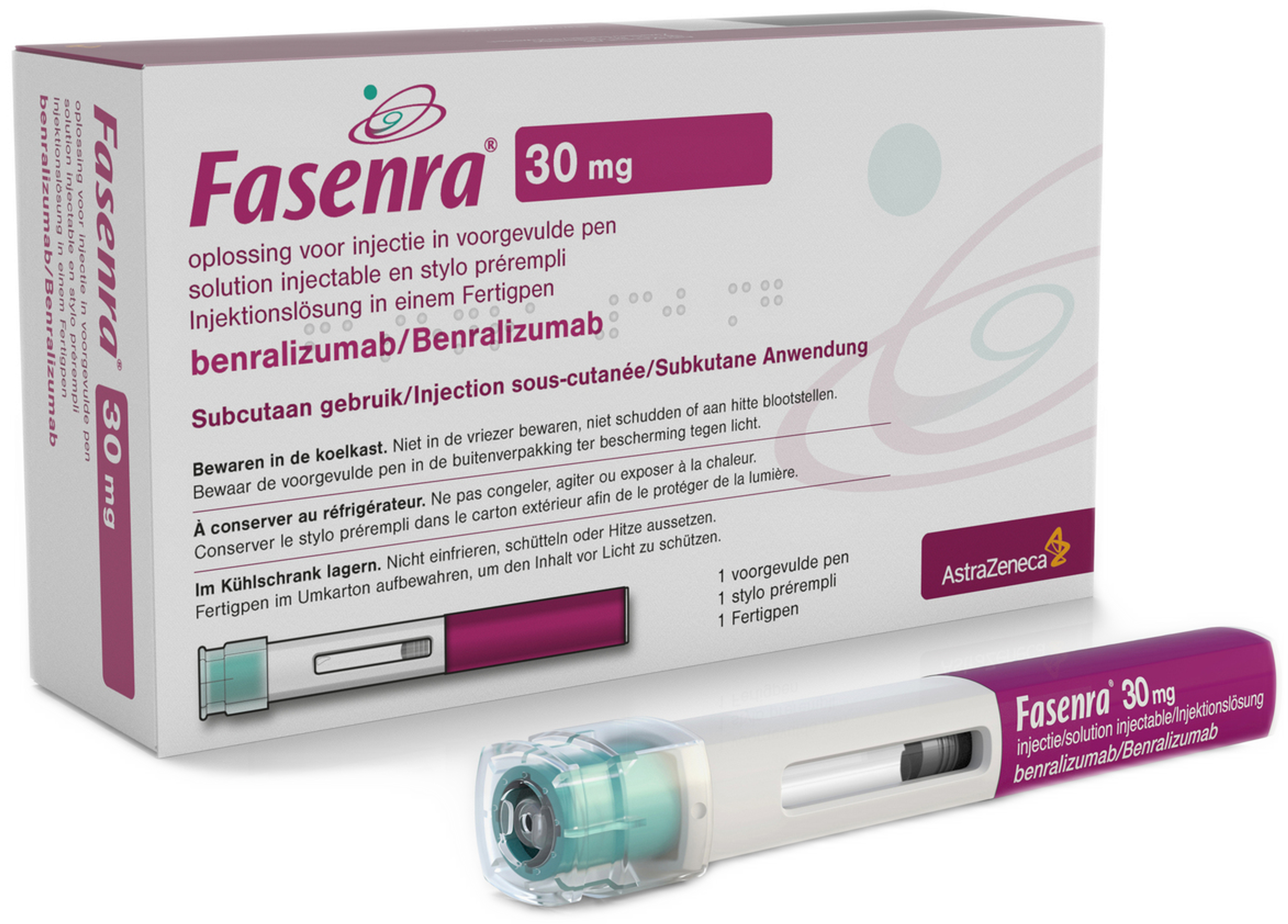 Fasenra Injvlst 30mg/ml Pen 1ml