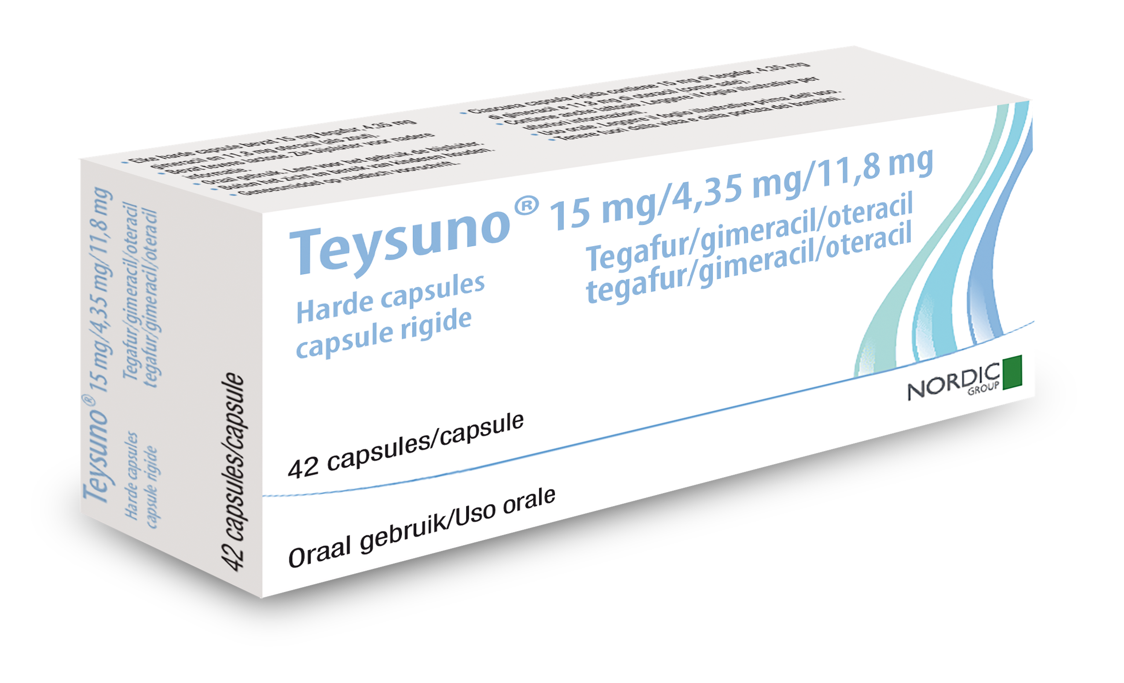 Teysuno Capsule 15mg/4,35mg/11,8mg
