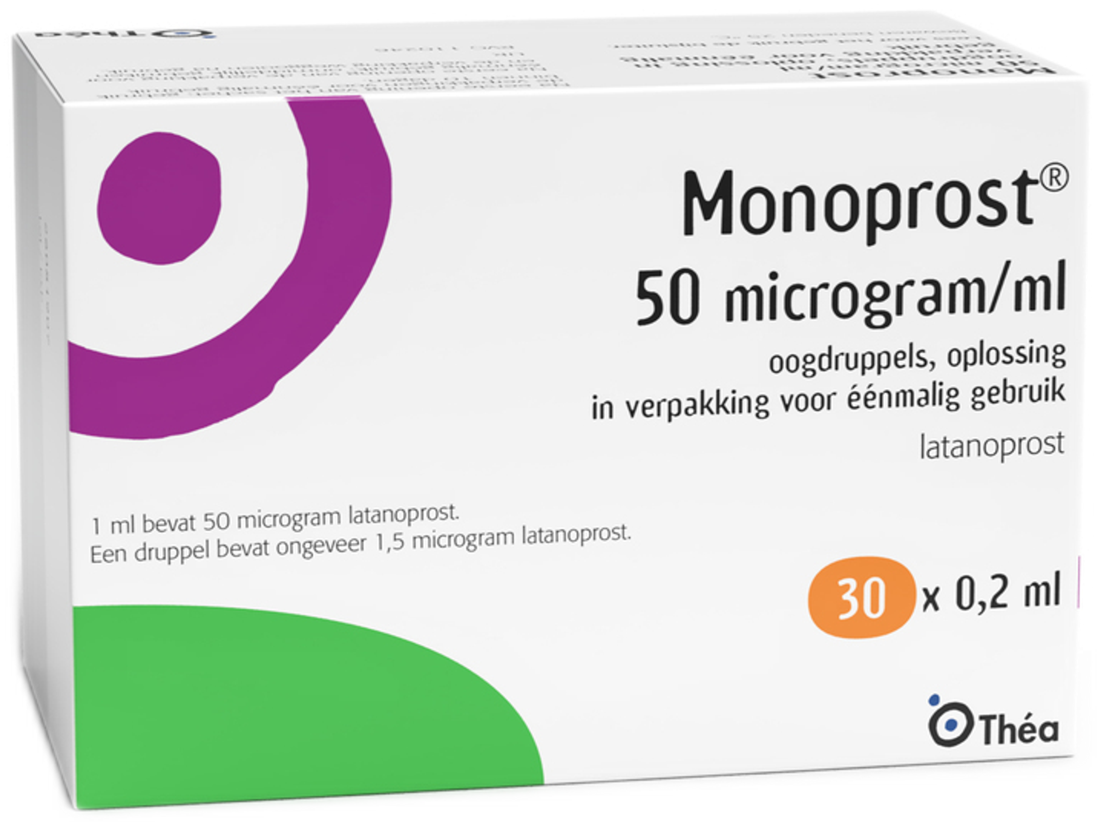Monoprost Oogdruppels 50mcg/ml Minim 0,2ml - Thea Pharma BV ...