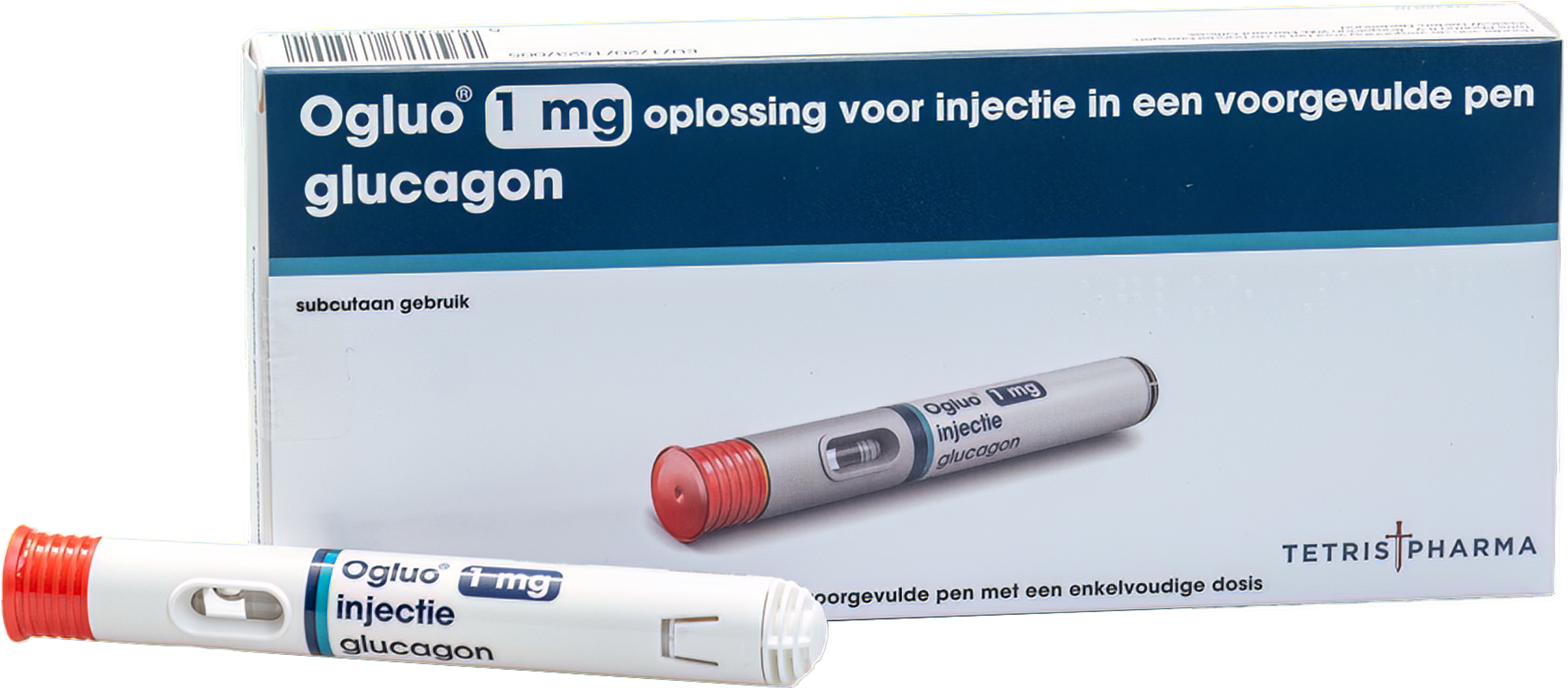 Ogluo 1 mg oplossing voor injectie in voorgevulde pen