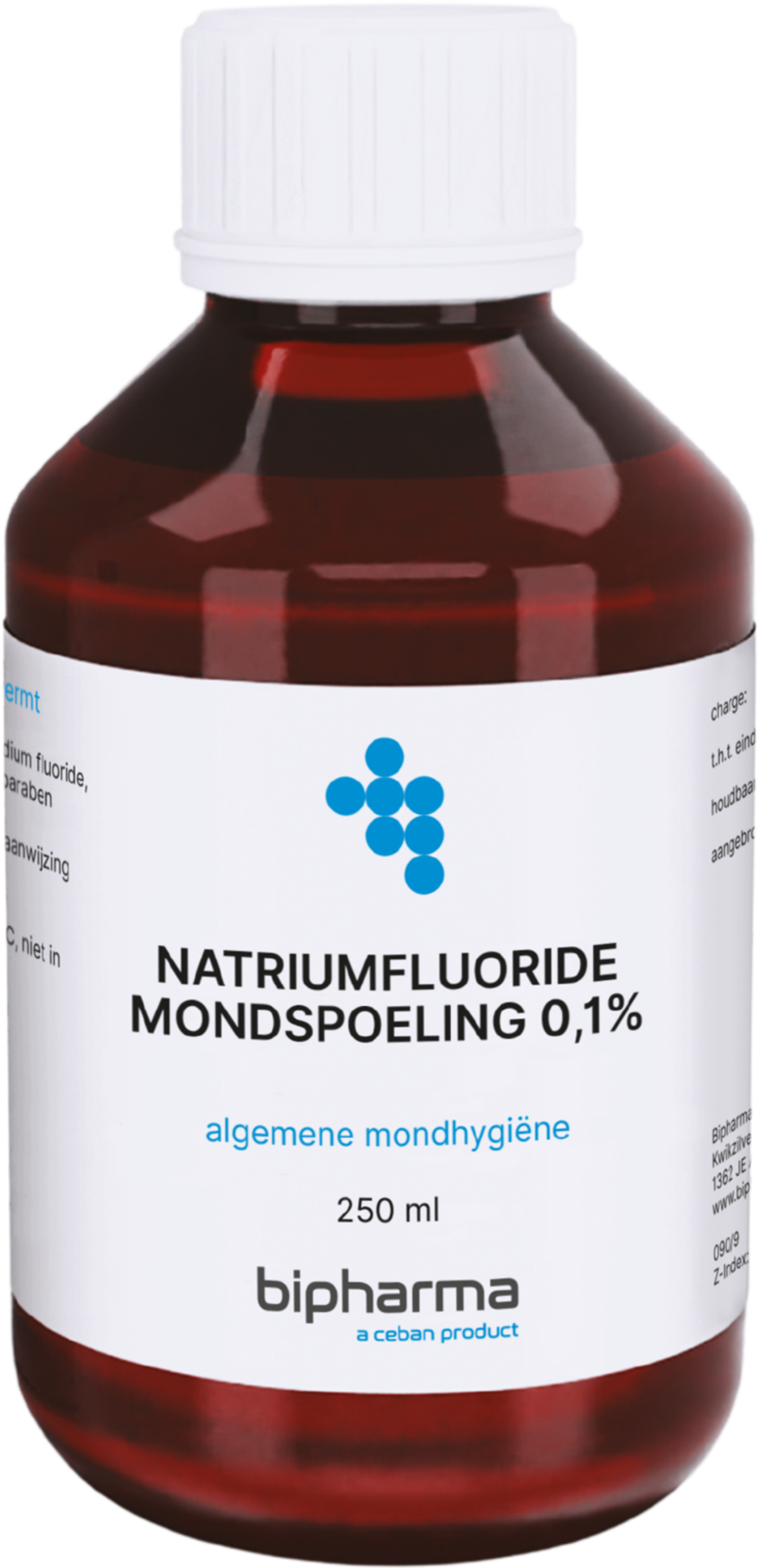 Natriumfluoride Mondspoeling 0,1% Bipharma