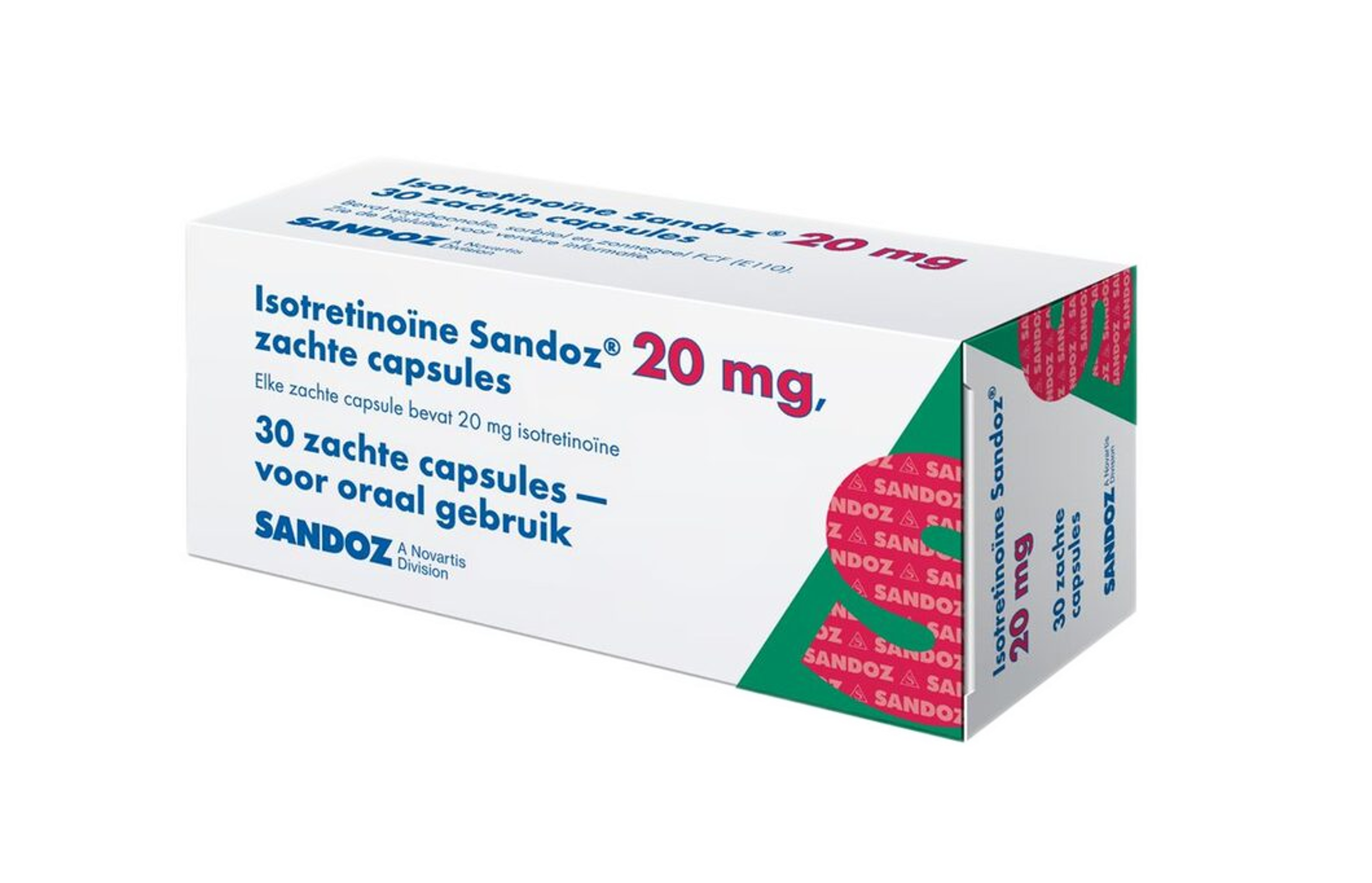 Isotretinoine Sandoz Capsule 20mg
