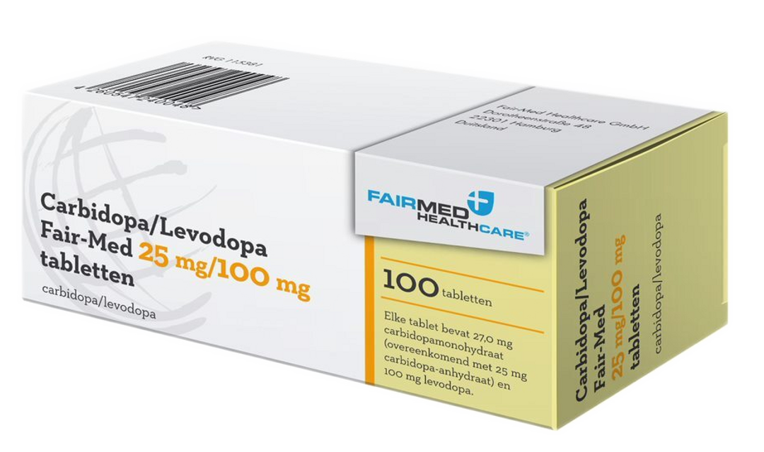 Carbidopa/levodopa Fair-med 125 Tablet 25/100mg
