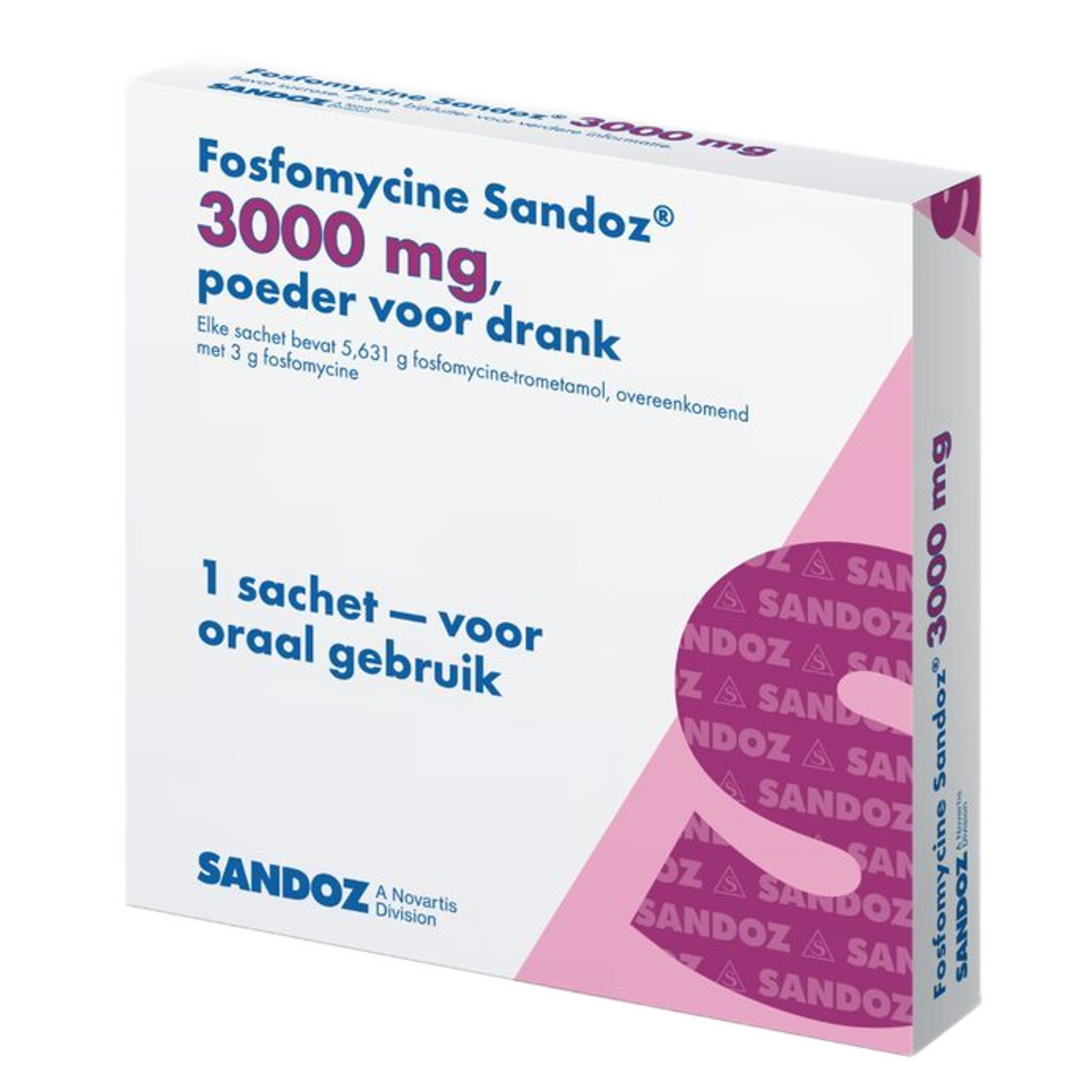 Fosfomycine Sandoz Pdr V Drank 3000mg/8g In Sach