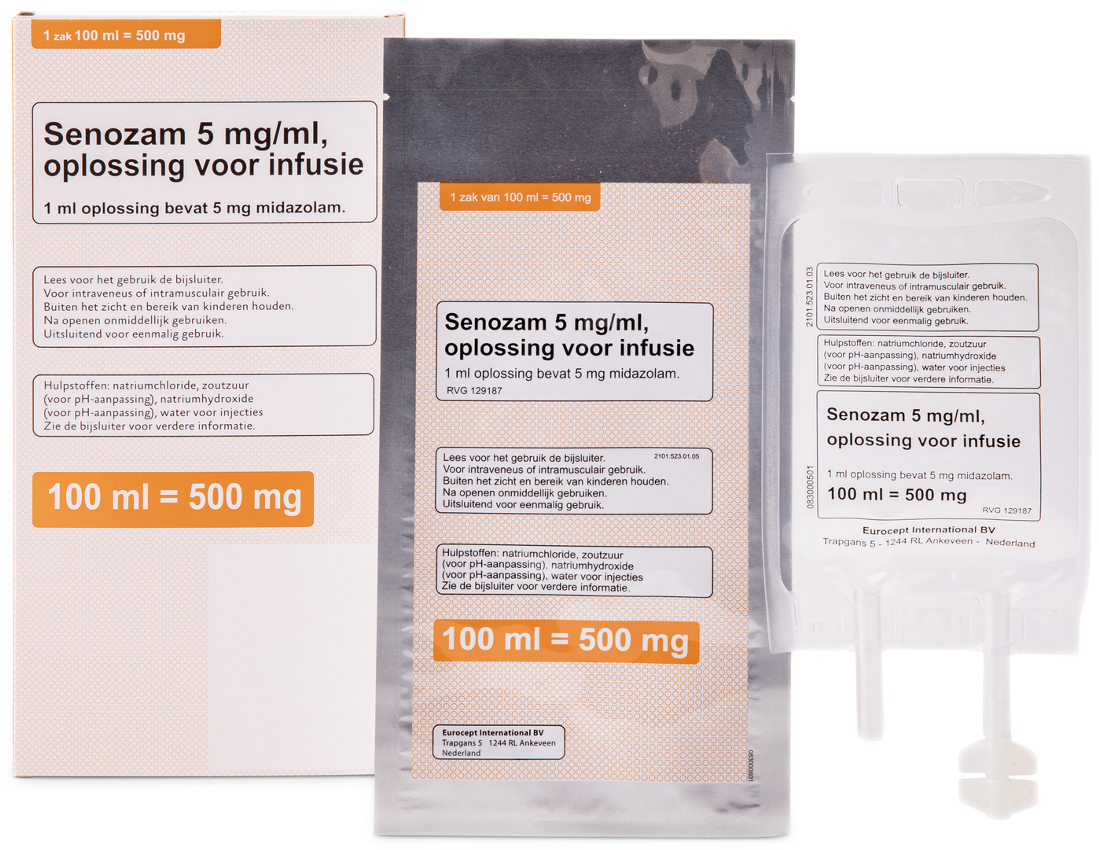 Senozam Infvlst 5mg/ml Zak 100ml