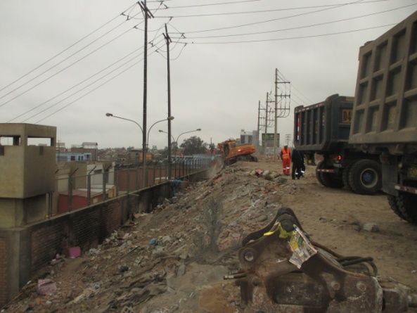 Corte y eliminación de desmonte