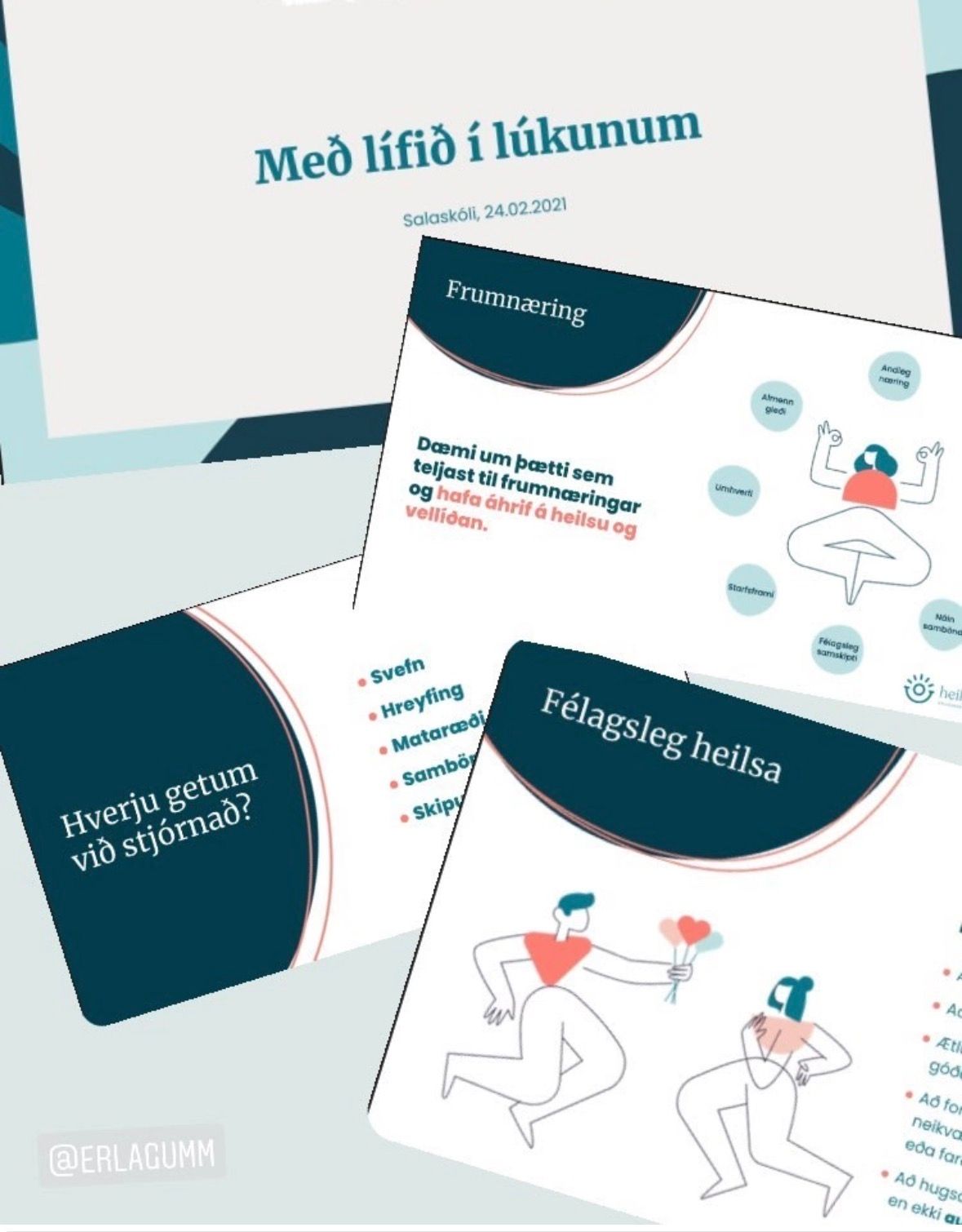 Byrjaðu árið með stæl, Heilsa, HeilsuErla, Með lífið í lúkunum hlaðvarp. 