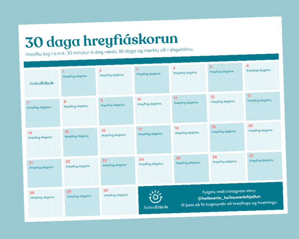 30 daga hreyfiáskorun, #30/30