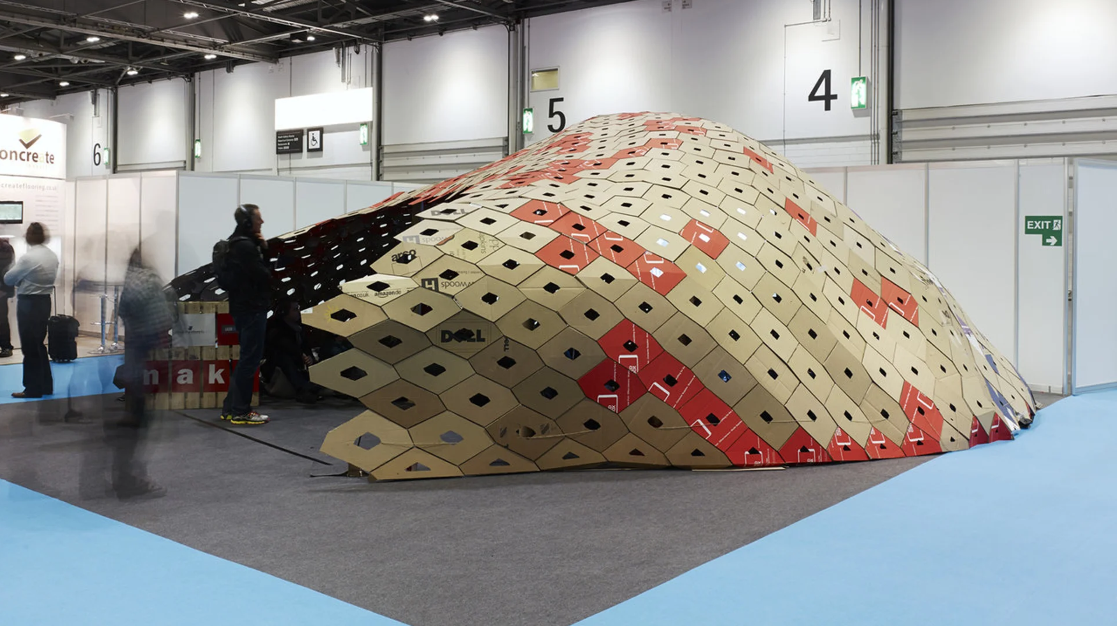Cardboard pop-up cinema