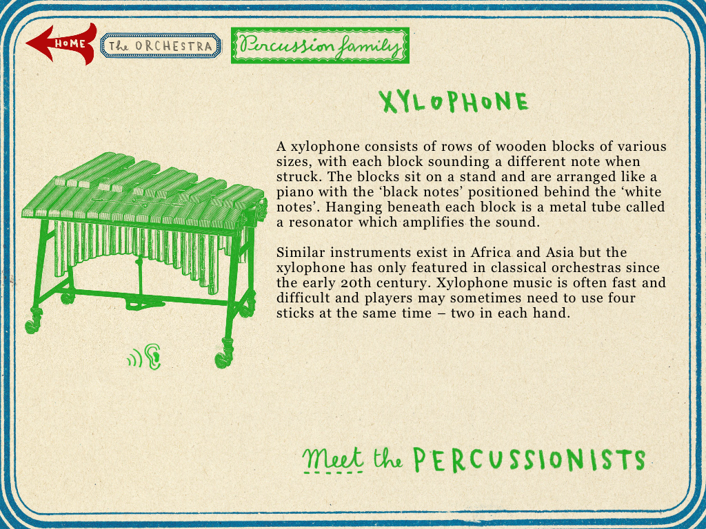 The Orchestra xylophone