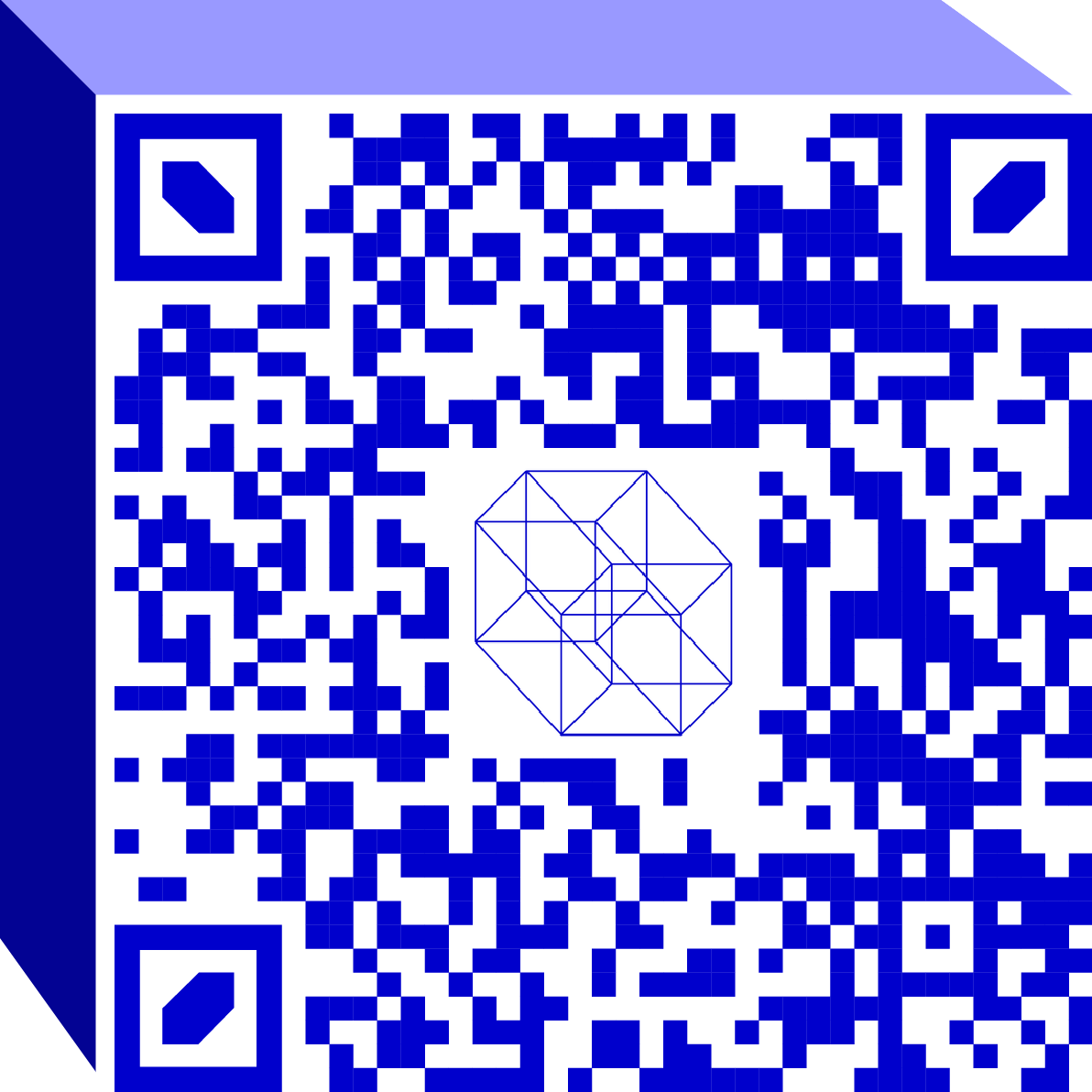 QR code for augmented reality artwork
