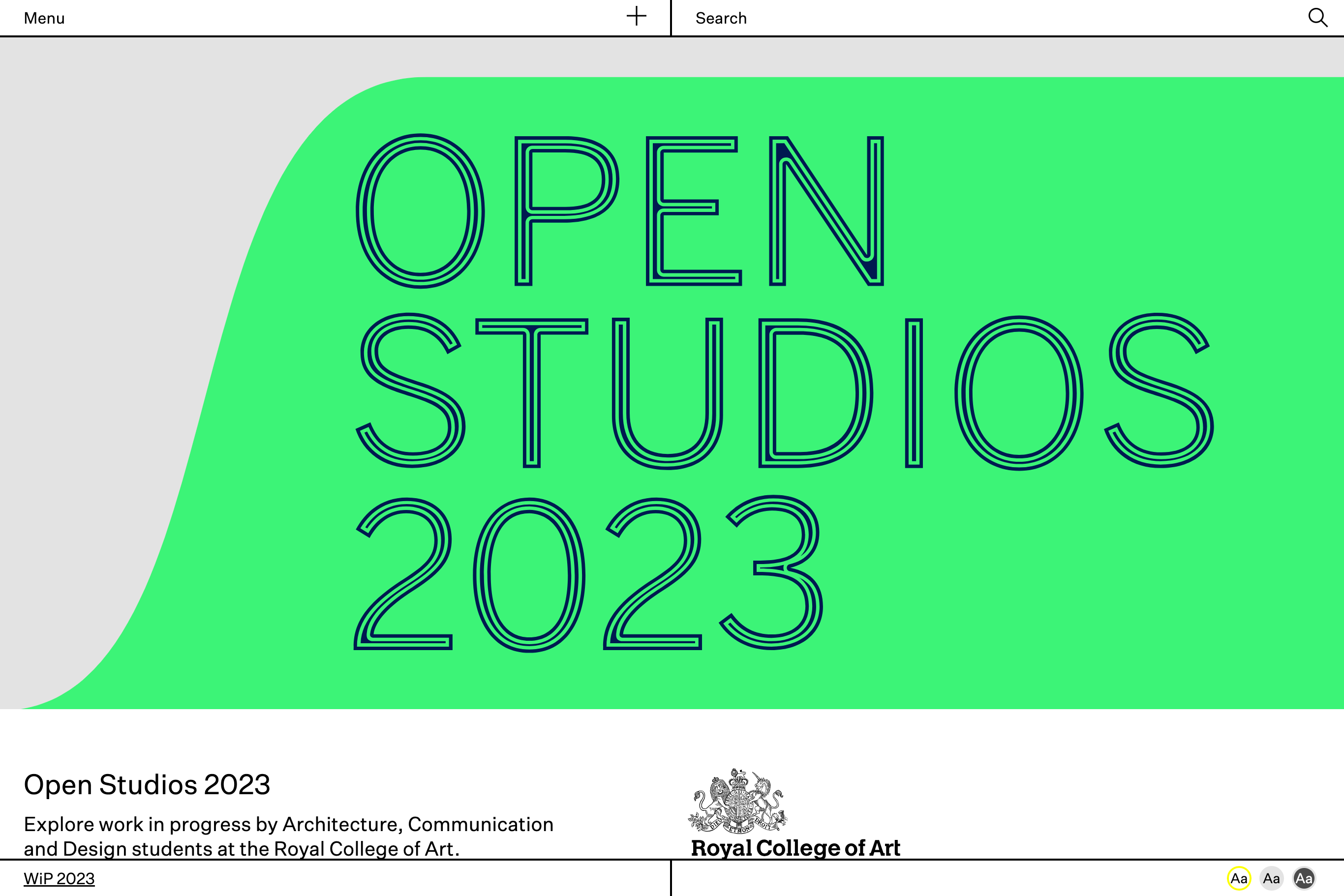 Royal College of Art Open Studios 2023
