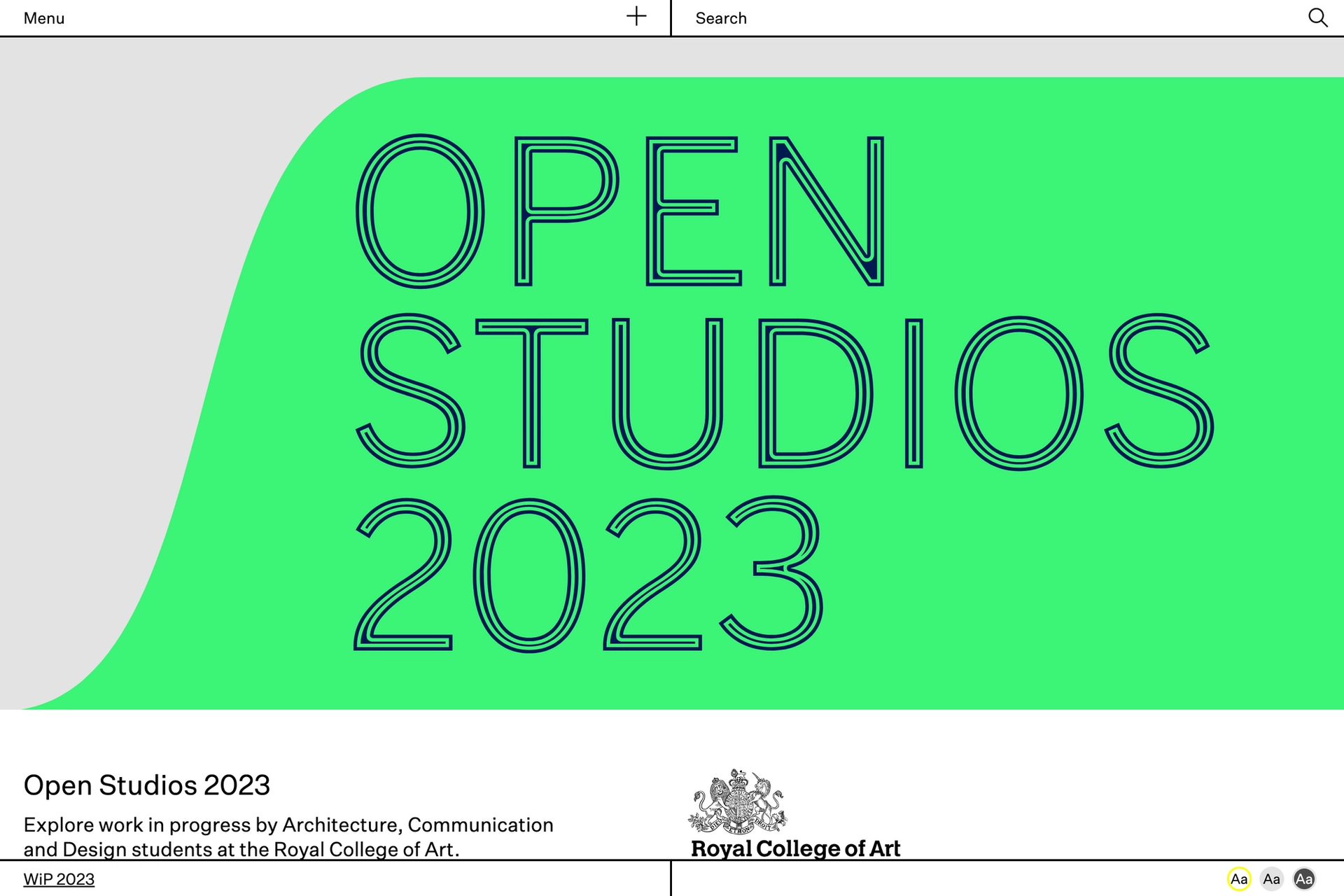 Royal College of Art Open Studios 2023