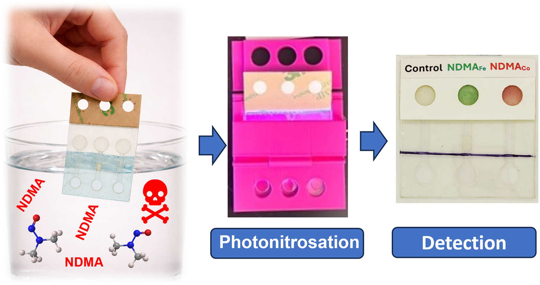 Capillary Flow-Driven Paper-Based Microfluidic Sensor for NDMA Detection in Water