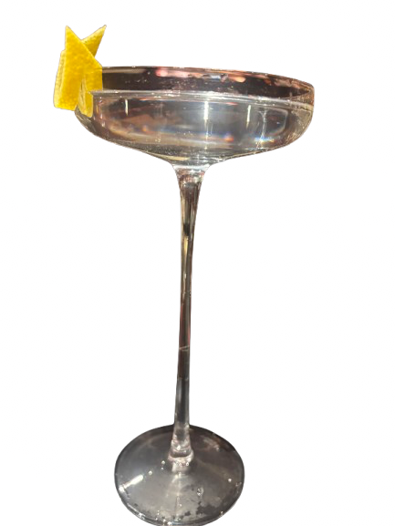 With the bottle