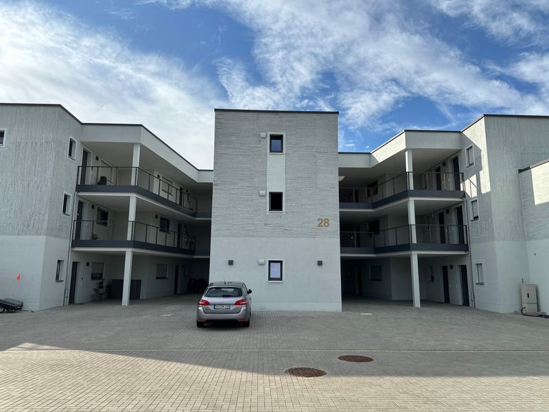 Wohnanlage in Ipsheim nach Dämmung und Neuanstrich