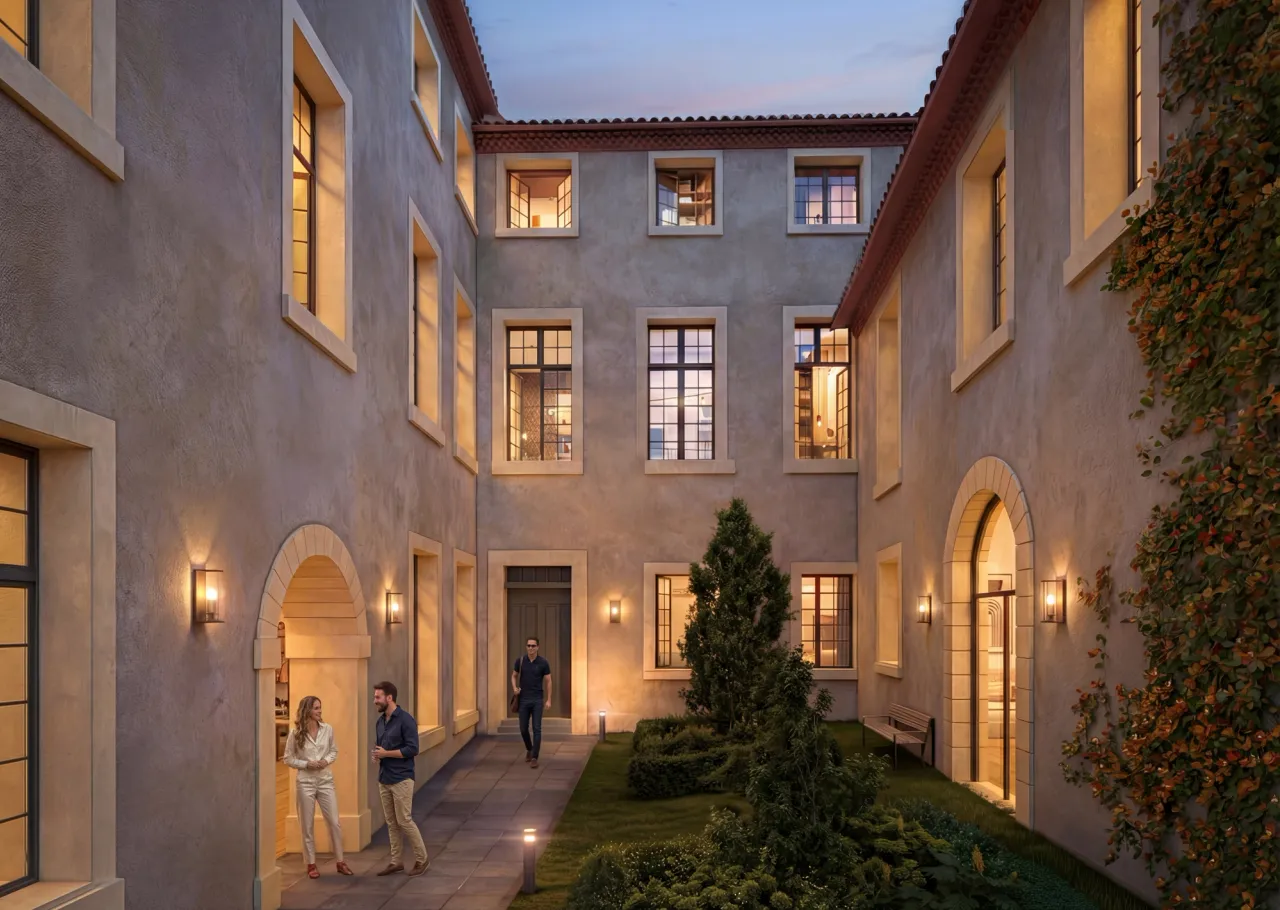 Carcassonne - Pers cour