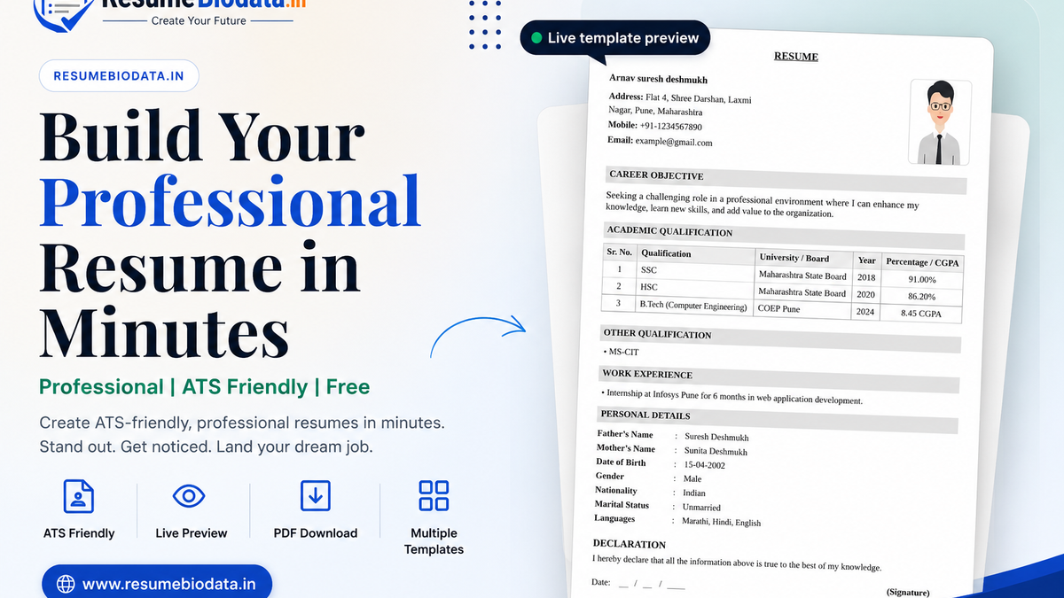 Free Resume Builder